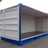 Nuevo contenedor de envío de 20 pies con lados abiertos - Imagen 2