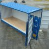 Nuevo contenedor de envío de 20 pies con lados abiertos - Imagen 8